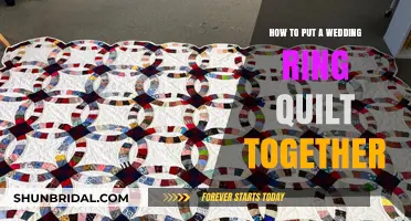 Wedding Ring Quilt: Putting It Together