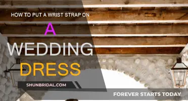 The Perfect Wrist Strap for Your Wedding Gown