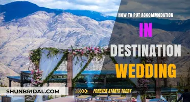 Destination Wedding Accommodation: Planning the Perfect Stay