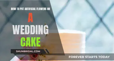 Artificial Flowers on Wedding Cakes: A Step-by-Step Guide