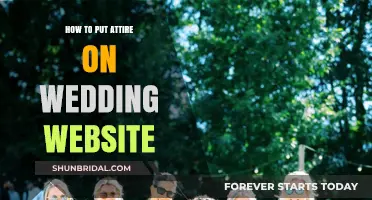 Wedding Attire: Guide Your Guests With a Website