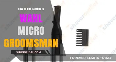Easy Steps to Insert Battery in Wahl Micro Groomsman Trimmer