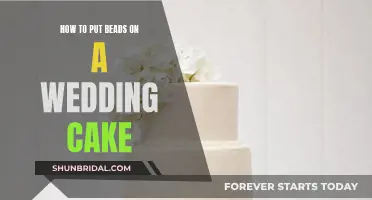 Adding Beads to Your Wedding Cake: A Step-by-Step Guide