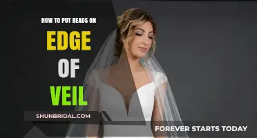 Elegant Veil Embellishment: Adding Beads to Your Veil's Edge