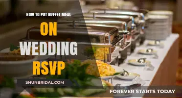 RSVP Etiquette: Buffet Meal Options for Your Wedding