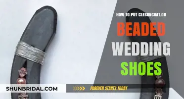 Applying Clear Coat to Beaded Wedding Shoes: A Step-by-Step Guide
