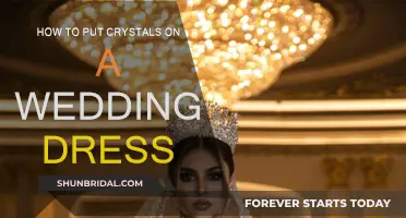 Crystals on Your Wedding Dress: Where and How to Attach Them