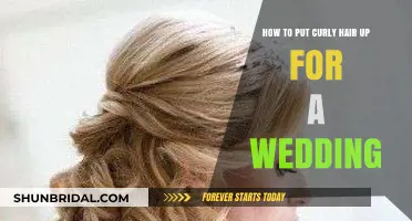 Create Wedding-Worthy Curly Hair Updos