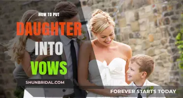 Incorporating Your Daughter into Wedding Vows: A Heartfelt Guide