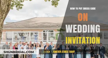 Guide to Adding Dress Code to Wedding Invites