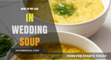 The Perfect Wedding Soup: Adding Egg Delicately