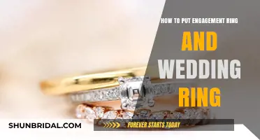 The Order of Wedding and Engagement Rings