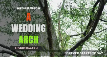 Fabric-Draped Wedding Arch: A Step-by-Step Guide