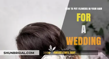 Guide to Adorning Your Wedding Hairstyle with Flowers