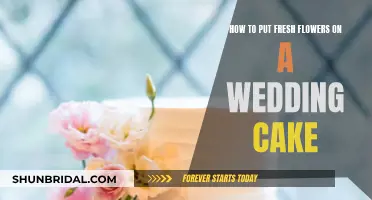 Guide to Adorning Wedding Cakes with Fresh Flowers