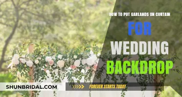 Garland-Draped Wedding Backdrops: A Step-by-Step Guide