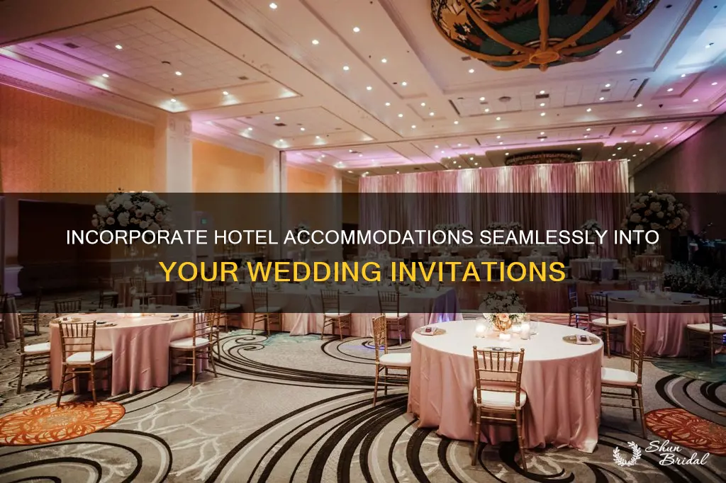 how to put hotel accommodations for wedding invitations