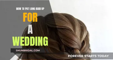 Elegant Updos for Long Hair on Your Wedding Day