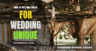 Creative Ways to Display Long Wedding Tables