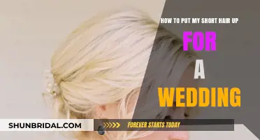 Easy Wedding Updos for Short Hair
