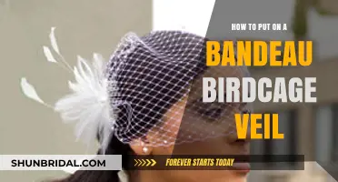 Effortless Elegance: Mastering the Art of Wearing a Bandeau Birdcage Veil