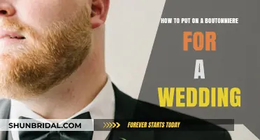 The Groom's Guide to Boutonniere Application