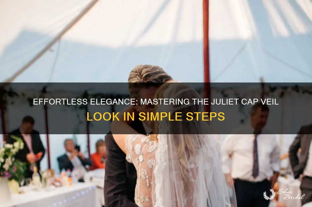 how to put on a juliet cap veil