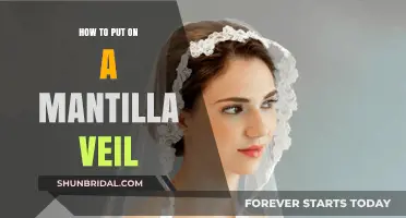 Elegant Steps: Mastering the Art of Wearing a Mantilla Veil