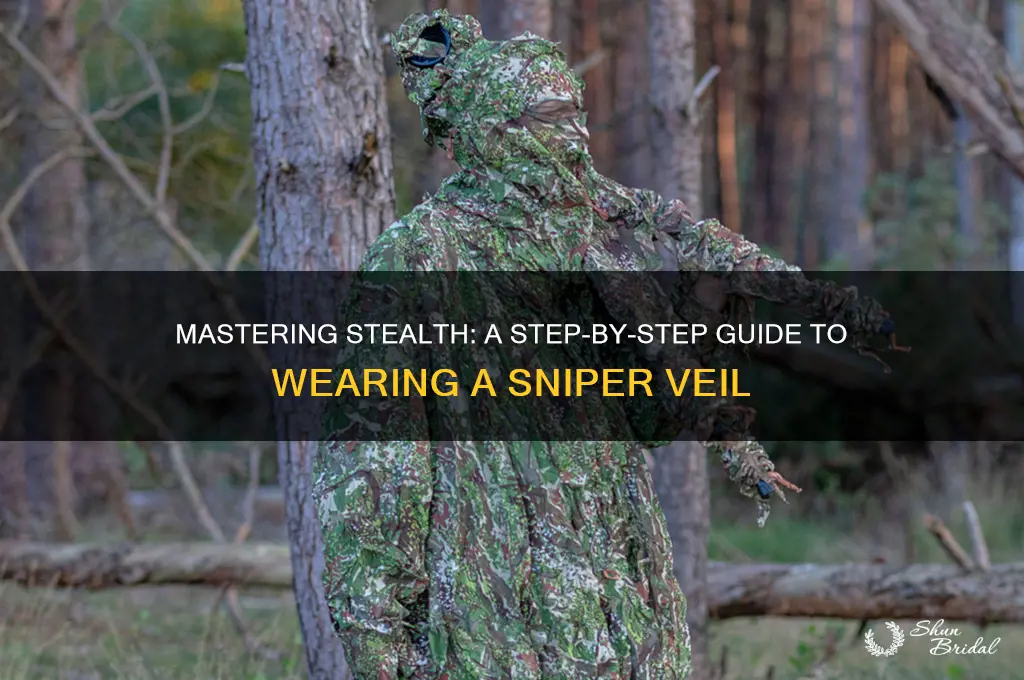 how to put on a sniper veil