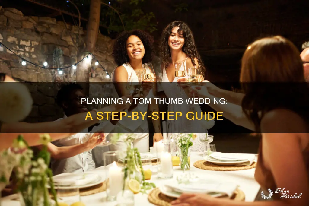 how to put on a tom thumb wedding