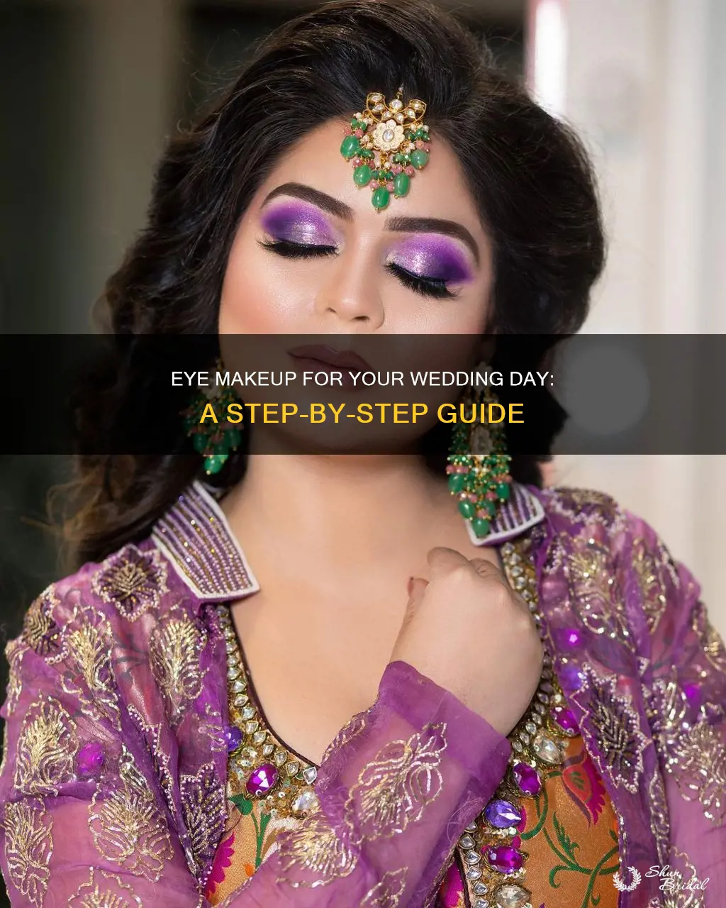 how to put on eye makeup for a wedding