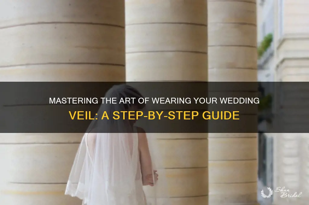 how to put on wedding veil