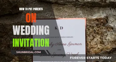 Wording Wedding Invitations: Including Parents' Names Gracefully