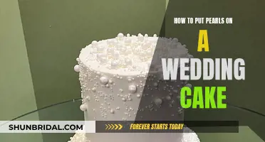 Elegant Cake Decorating: Placing Pearls on Your Wedding Cake