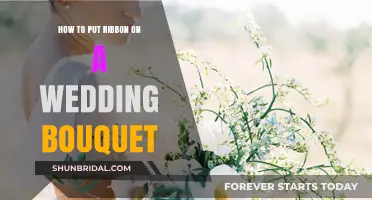 The Perfect Wedding Bouquet: Adding Ribbon Accents