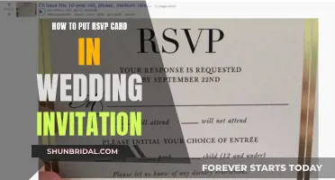 RSVP Cards: A Guide to Wedding Invitation Insertion