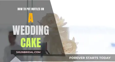 Creating Ruffles on Wedding Cakes: A Step-by-Step Guide