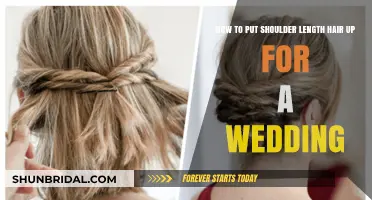 Wedding Updos for Shoulder-Length Hair