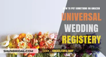 Universal Wedding Registry: Adding Gifts to Your Amazon List