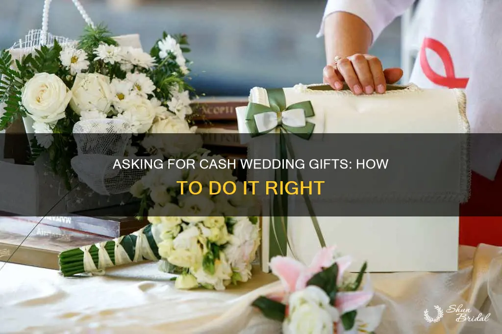 how to put the we want cash for our wedding