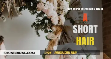Veil Styling for Short-Haired Brides