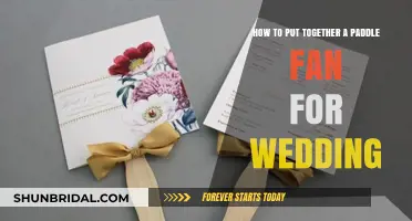Crafting a Wedding Paddle Fan: A Step-by-Step Guide