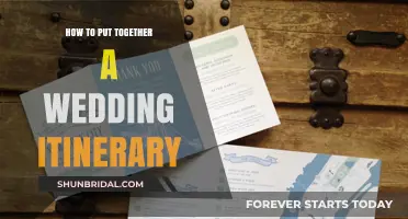 Crafting the Perfect Wedding Itinerary