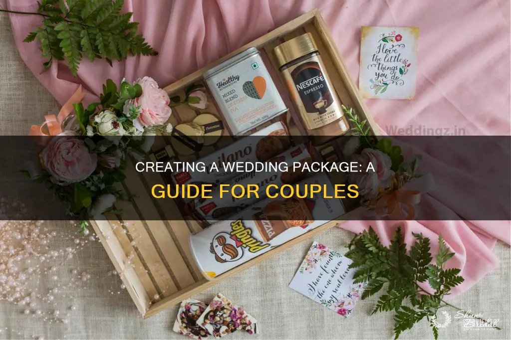 how to put together a wedding package