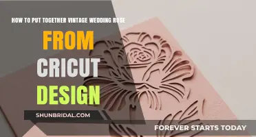 Creating a Vintage Wedding Rose with Cricut Design