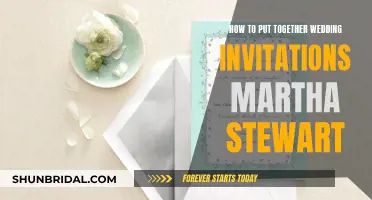 Creating Wedding Invitations the Martha Stewart Way