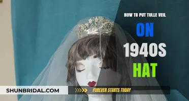 Elegant Tulle Veil Tutorial: Attaching to a 1940s Hat