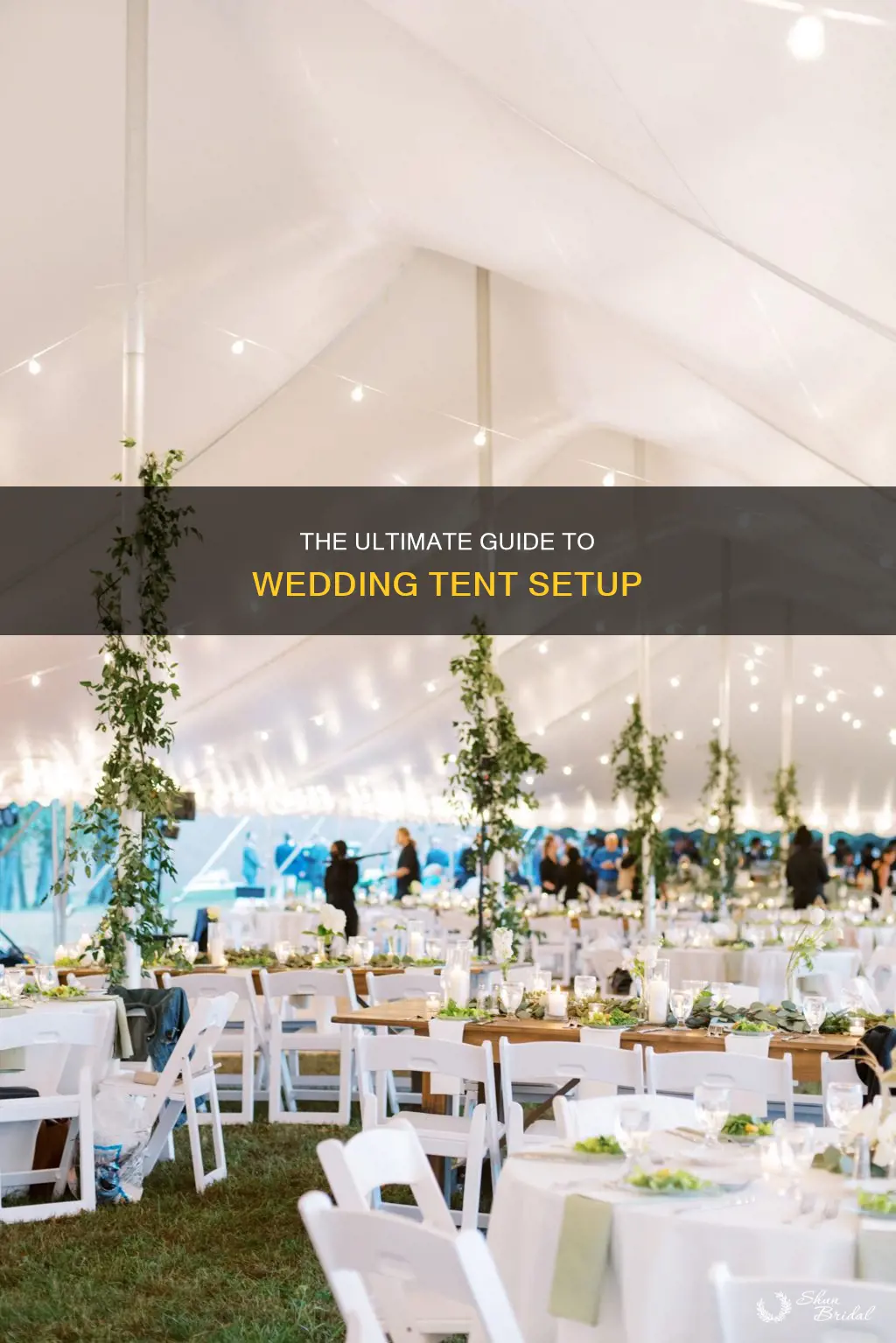 how to put up a wedding tent