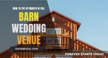 Draping a Tall Barn Wedding Venue: A Step-by-Step Guide