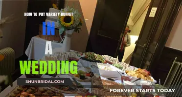 A Wedding Buffet: Variety, Taste, and Fun!